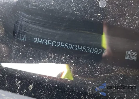 2016 Honda Civic Lx z USA, uszkodzony, nr VIN 2HGFC2F59GH530927